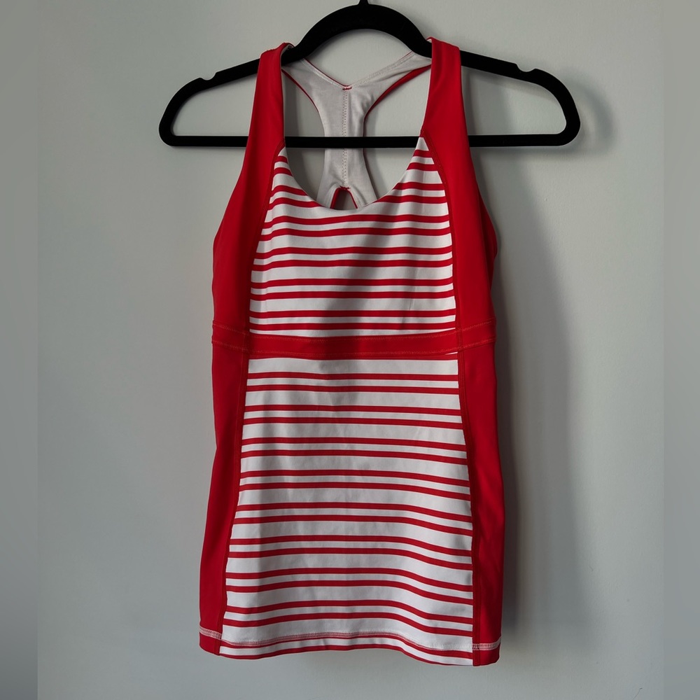 Lululemon Sz 4 Red Workout Top